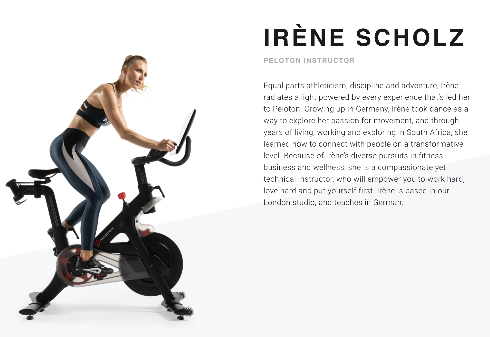 New Peloton German Instructor Announced - Irène Scholz - Home Fitness Buddy...